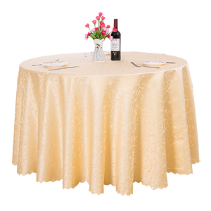 Hot Sale Nappe Ronde <span class=keywords><strong>de</strong></span> Couverture pour Table, Décoration <span class=keywords><strong>de</strong></span> <span class=keywords><strong>Maison</strong></span> pour Anniversaire, Événement, Banquet, Mariage, Couleur Unie, Hôtellerie - Product Image 2