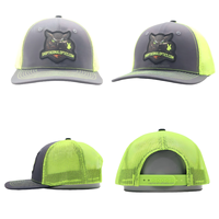 Casquettes de camionneur Richardson 112 personnalisées pour hommes, en coton, protection solaire, casquette en maille sportive avec logo brodé, style denim en toile tendance