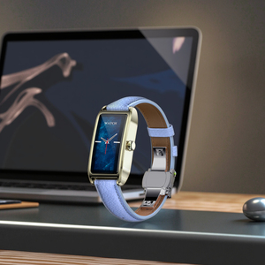 Dora t Rose Gold <span class=keywords><strong>Mint</strong></span> Blue AMOLED Ladies Smartwatch IP68 theo dõi sức khỏe nam Phụ kiện đồng hồ thể dục thông minh - Product Image 1