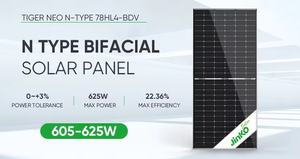 Jinko Tiger Neo 66HL4M-BDV Doppelglas-Bifacial-Modul 605W 610W 615W 620W 625W 630W PV-Panel-Solarmodule - Product Image 5