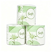 Papier toilette personnalisé de luxe à 2 plis, imprimé de fleurs, parfumé, fantaisie, mignon, emballé individuellement