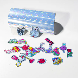 Vizlent Vinyl <b>Sticker</b> <b>Paper</b> for Inkjet <b>Printer</b> Holographic Self Adhesive Labels Eco-Friendly Durable Slit Roll - Product Image 2