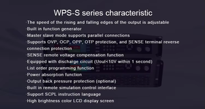 Alimentation électrique à découpage CC programmable à large plage de puissance élevée MATRIX 1500W à sortie unique pour utilisation en laboratoire et en industrie - Product Image 6