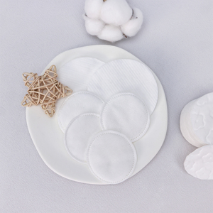 Almohadilla de algodón redonda desechable de 5,8 cm, almohadillas desmaquillantes, almohadillas de algodón faciales - Product Image 3