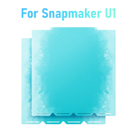 Plateau de construction Snapmaker U1, plateforme de refroidissement, feuille d'acier à ressort 3D, lit froid, feuille d'acier 276x293mm, accessoires d'imprimante 3D