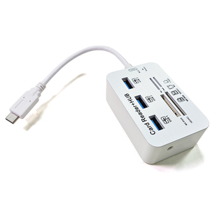 Hub <span class=keywords><strong>USB</strong></span> Type C 7 en 1, haute vitesse, <span class=keywords><strong>USB</strong></span>-C 3.1 vers 3 <span class=keywords><strong>USB</strong></span> 3.0 avec adaptateur convertisseur MS SD <span class=keywords><strong>M2</strong></span> T-Flash - Product Image 4