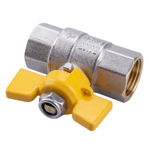 TMok Erdgas-Sicherheits ventil Messing-Kugel hahn CE ISO-geprüft 1/2 "-1" Messing-Gas-Kugel hahn - Product Image 4