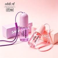 SAGALAGA Stylo Huile Quotidienne pour Cuticules 5ml, Applicateur Rollerball Porte-clés, Jojoba Vitamine E Kératine, Soin Nourrissant des Ongles, Marque Privée