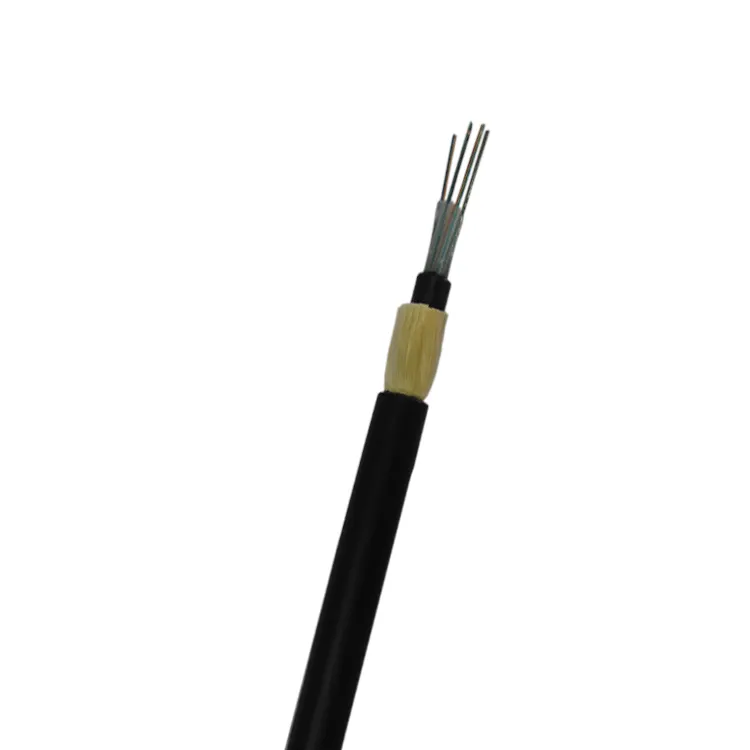 12 16 18 24 Core Cable óptico para exteriores de modo único 9/125 G652D ADSS Cable de fibra 100M 200M 300M 400M 500M 600M 1000M Span