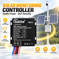 Contrôleur solaire Sukite MPPT 1260-CK 12V 10A 60W pour caméra CCTV, sortie de tension constante 24 heures sur 24