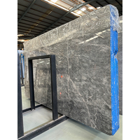 Dalles et carreaux en marbre poli gris Hermess, écologiques, durables, imperméables, pour hôtels, villas, escaliers et marches
