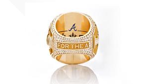 Anillo de Campeonato Réplica de la Serie Mundial de Béisbol Masculina de los Atlanta Braves 2021 - Product Image 5