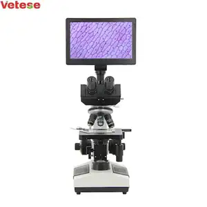 Laboratory Compound Biological 107bn Binocular Microscope Optical Screen LCD Display Digital Microscope