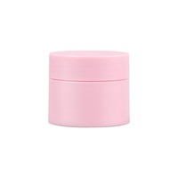 Pot en plastique PP vide pour emballage cosmétique, crème pour le visage, blanc, rose, bleu, noir, 5 ml, 15 ml, 20 ml, 30 ml, 50 ml