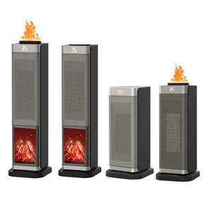 2000W Portable Electric Heater Fireplace 3D Space Tower Oscillating PTC Ceramic Heater Timer Remote Control Fast Heating EU - Product Image 6