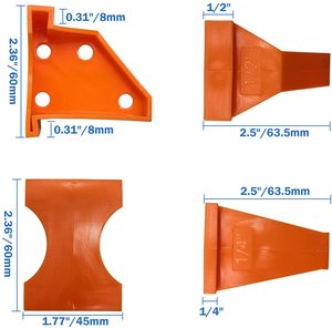 20 Cái Dụng Cụ Sàn Gỗ Laminate Miếng Đệm Lắp Đặt Sàn Khoảng Cách 1/4 ''& 1/2'' - Product Image 5