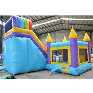 Maison à rebond blanche pour enfants, fête de mariage, château gonflable blanc, château gonflable avec toboggan et fosse à balles - Product Image 5