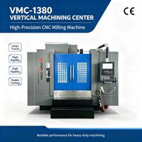 Machine de fraisage CNC de haute précision LEYO Vmc1380, centre d'usinage CNC, machine de fraisage CNC à portique