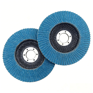 Disk Abrasif Zirkonia Biru 100 Flap <span class=keywords><strong>Disc</strong></span> untuk Penggiling Sudut Logam dan Baja Tahan Karat, untuk Pengamplasan & Pemolesan - Product Image 4