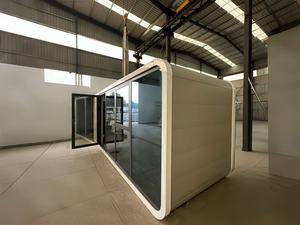 <span class=keywords><strong>Casa</strong></span> Mobile Prefabbricata in Acciaio Leggero per Esterni 20ft, Cabina Mediterranea Espandibile con Finestre a Doppio Vetro, Impermeabile ed Eco-Sostenibile - Product Image 4