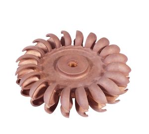 맞춤형 ZHENZHE 펠튼 휠 터빈 프랜시스 터빈 러너 청동/황동/스테인리스 스틸 임펠러 수력 터빈 워터 펌프 - Product Image 1