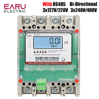 Trois phases 4 fils 300A 3*220V/380V câblage Direct multifonctionnel haute charge puissance compteur d'énergie moniteur rétro-éclairage RS485 EA773