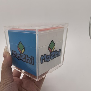 Mozhi Rubik's Cube Acrylic <b>Box</b> 3x3 Transparent Dustproof Storage Case for <b>Puzzle</b> Cubes - Product Image 2