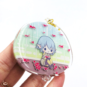 Tuỳ Chỉnh <span class=keywords><strong>3D</strong></span> Foreground In <span class=keywords><strong>Key</strong></span> Chains Epoxy Resin Acrylic Charms Với Long Lanh - Product Image 2