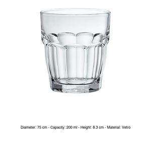 Verre à whisky Bormioli Rocco en verre trempé 21,5 cl H 8,3 cm Ø 7,5 cm Empilable - Product Image 3