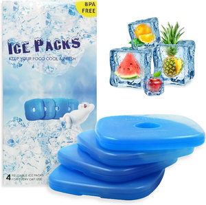 Pack de glace réutilisable PE boîte fraîche congélateur sac isotherme boîte à lunch multifonctionnelle réutilisable packs réfrigérants longues briques de glace de refroidissement - Product Image 2