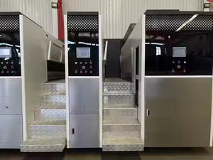 Máquina de Bajo <span class=keywords><strong>Precio</strong></span> para Impresión Flexográfica, Secado, Barnizado, Ranurado, Troquelado Rotatorio, Plegado, Encolado y Flejado de Cajas de Cartón Tipo Fijo - Product Image 2