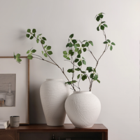 TONFO-Vase décoratif en pierre texturée Wabi-Sabi pour le déménagement d'une nouvelle maison