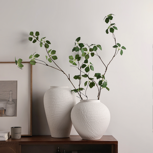 TONFO Wabi-Sabi motivo in pietra testurizzata vaso pezzo decorativo per la nuova casa in movimento - Product Image 4