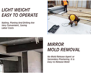 Paneles de Plástico PP Huecos Reutilizables de Alta Resistencia y Ecológicos para Encofrado de Construcción, Ajustables y Modernos - Product Image 4