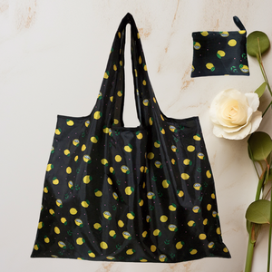 Bolsa de Compras Plegable Reutilizable y Ecológica, Personalizada, de Poliéster RPET Reciclado, con Asa Larga y Cierre Magnético - Product Image 2