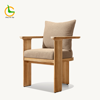 Ensemble de salle à manger d'extérieur en teck 5 pièces - Table et chaises de jardin pour hôtel, terrasse et restaurant