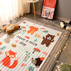 <span class=keywords><strong>Tappeto</strong></span> Protettivo in Viscosa per <span class=keywords><strong>Cameretta</strong></span>, Tappetino per Gattonare dei Bambini - Product Image 1