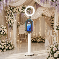 Новинка! Фотобудка Magic Mirror 15,6 дюймов с RGB-подсветкой и встроенным вентилятором охлаждения, камера для селфи, фотобудка DSLR для мероприятий