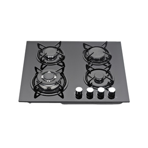 Table De Cuisine Portable Camping à 5 Brûleurs de 30 Pouces Nouveau Design, Table De Cuisson à Gaz à 4 Brûleurs avec Verre Noir - Product Image 2