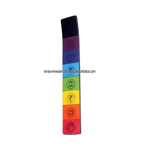 Eco Friendly Durable Wholesale Aromatic Wooden <b>Incense</b> Stick Ash Catcher Seven Chakra Seven Symbol Seven Colors Gift <b>Box</b> for - Product Image 1