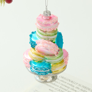Adorno Navideño con Forma <span class=keywords><strong>de</strong></span> <span class=keywords><strong>Bola</strong></span> <span class=keywords><strong>de</strong></span> Navidad, Color Macaron, Decoración Pintada con Diseño <span class=keywords><strong>de</strong></span> <span class=keywords><strong>Pastel</strong></span> - Product Image 4