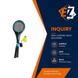 Ensemble de raquettes de <span class=keywords><strong>badminton</strong></span>, 2 raquettes en alliage de fer avec volant de <span class=keywords><strong>badminton</strong></span>, sac en tissu pour la pratique du <span class=keywords><strong>badminton</strong></span>, OEM personnalisé - Product Image 6