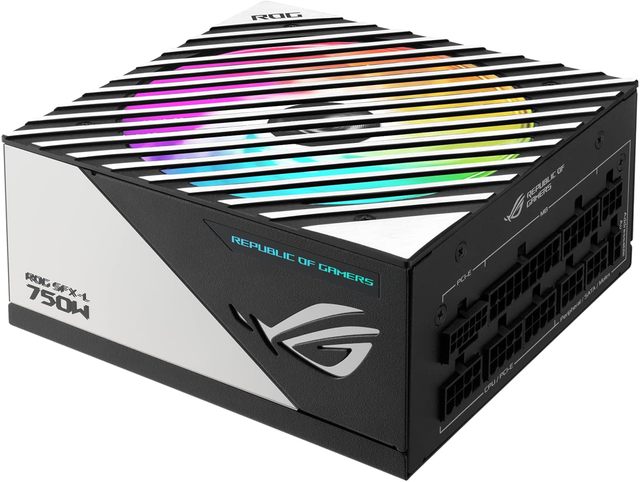 ROG Loki SFX-L 750 Platinum Fully Modular Power Supply 80+ Platinum 120mm PWM ARGB Fan Aura Sync ATX 3.0 Compatible Desktop