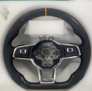 Volante de Fibra de Carbono YLD para Volkswagen Polo gti Scirocco GTS GTE GLI R-Line Golf 6 Mk4 Mk5 Mk7 <span class=keywords><strong>GTD</strong></span> CC Polo Jetta Passat - Product Image 1