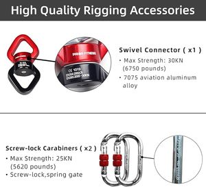 طقم بار ترابيز جوي 2 متر-قضيب فولاذية ممتاز مثالي للفنون الجوية في الأماكن الخارجية-مثالي للسيك - Product Image 2