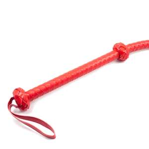 Moglovers Bondage Rood Pu Lederen Zweep Leren Paard Zweep Slavin Zweep Voor Vrouwen - Product Image 4