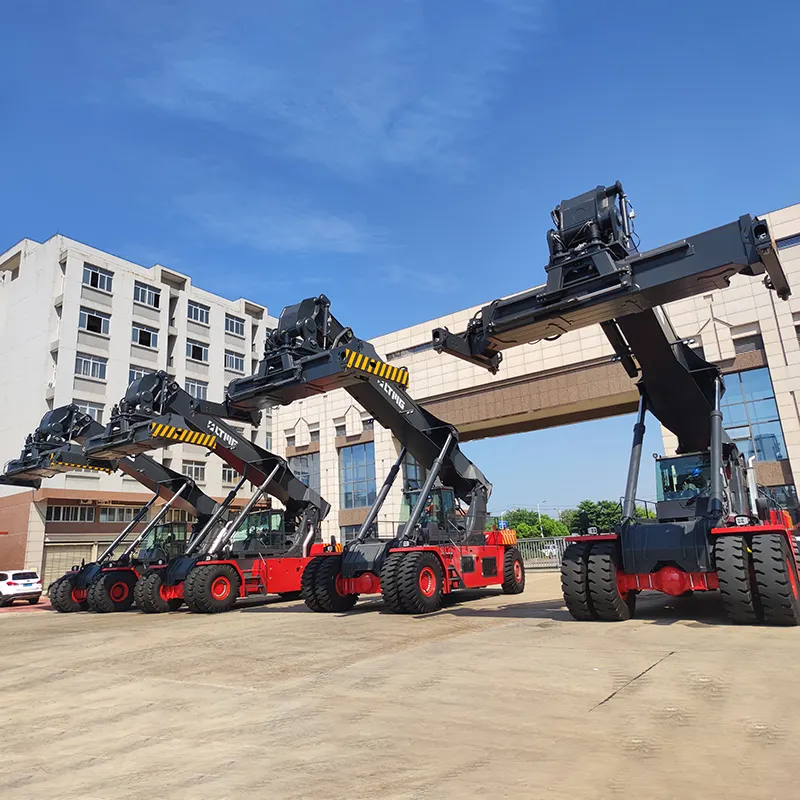 China Alta Qualidade 40 ton Port Forklift Machinery 45ton Container Reach Stacker para contêineres