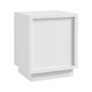 Black Bedroom Furniture Grid Side Decorations Classic Style Wooden <strong>Nightstand</strong> with 2 Drawer - Product Image 3