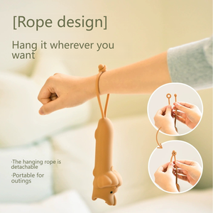 2025 ngoài trời cắm trại Mini torch ánh sáng Xách Tay USB sạc LED Silicone Đèn pin không thấm nước món quà tốt nhất cho trẻ em - Product Image 5