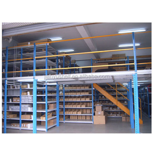 Estantes de entresuelo de almacén de metal industrial, estantería duradera de varios niveles a precio de fábrica para pisos de oficina - Product Image 6